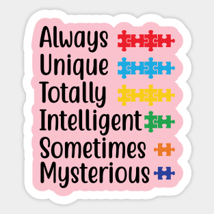 Intelligent & Mysterious Sticker